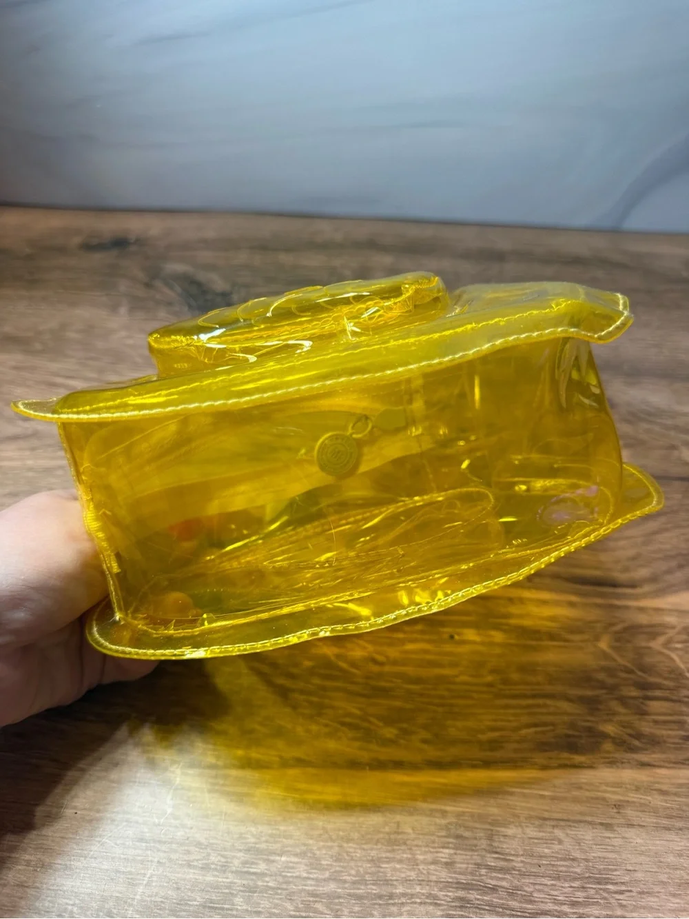 Bath & Body Works Billie the Duck Cosmetic Bag Clear Travel Case NWT